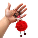 1set Santa Claus Hairball Key Chain Pendant Keychain Accessories Christmas G Ew