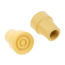 2 Pieces Anti-skid Crutch Ferrules Rubber Ends Cane Walking Stick Tips 22mm