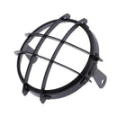 Universal Motorcycle CNC 5.75" Headlight Grill Cover Black, CNC