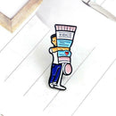 Creative Boys Squeeze Toothpaste Pin Brooches Badges Unisex Kids Jewelry Gifts