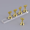 2x Acrylic False Nail Tips Stand Holder Practice Stand Display