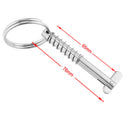 6.3mmx76mm Marine Grade Stainless Steel Boat Quick Release Pin - Marine Hardware