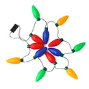 Festival Necklace LED Light Up Plastic Flashlight Christmas Party Bulb  For Kid