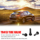 TR413 Snap In Short Rubber Valve Stems 100x Car Motorcyle Tubeless Tire Valves