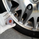 Bike Car Motorcycle Wheel Tire Tyre Valve Cap Neon LED Flash Light Warning Lamp