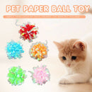 Cat Crinkle Paper Ball Rustle Sound Cat Scratching Interactive Toys Random