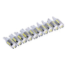 10pcs Car LED Light T10 501 6000K 10SMD 5630 Canbus Error Free Wedge Lamp Bulb