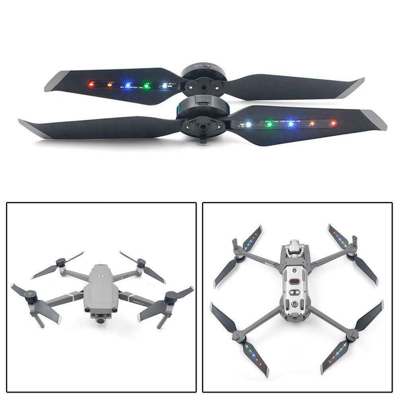 1 Pair Propellers LED Light Accessories Night Fly Kit For DJI Mavic Pro Platinum