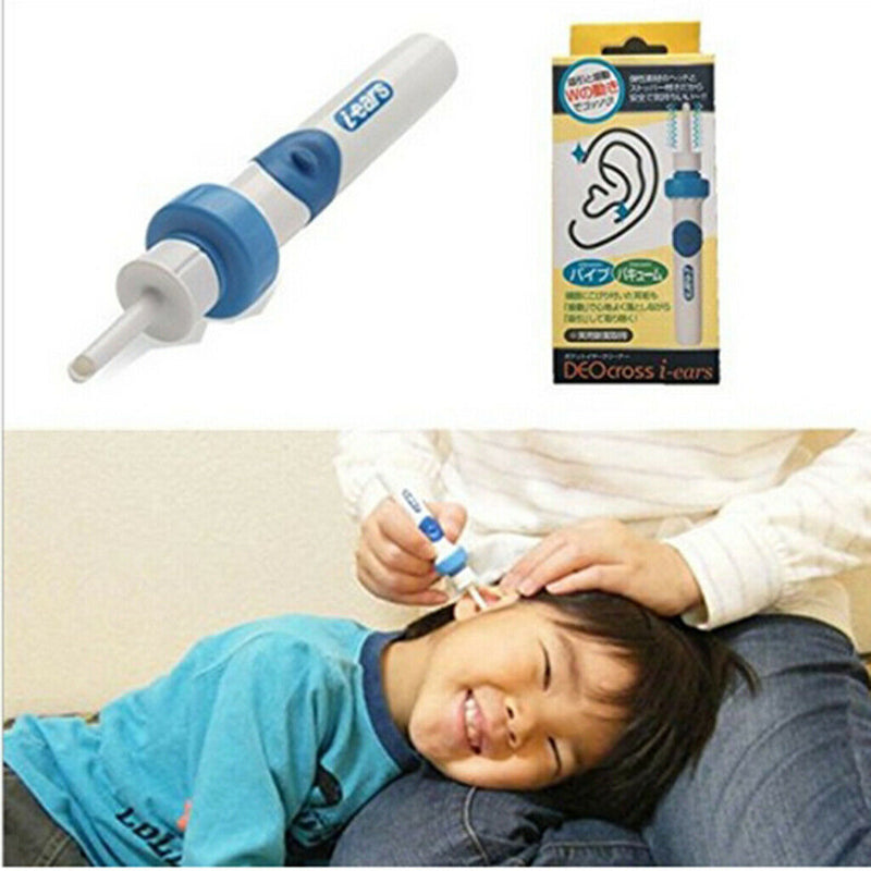 Electric Ear Vacuum Cleaner Wax Dirt Fluid Remover Painless Ear Cleaner