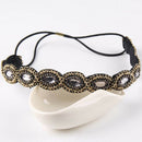 Retro 1920s  Applique Beads Headband Bride Girls Flapper Headpiece