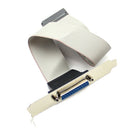 LPT1 parallel port printer I/O adapter DB25 to IDC 26Pin header slot plate M&