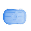 Disposable Paper Soap Travel Portable Hand Washing Cleaning Soap Blue