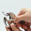 1X Stainless Steel Armor Disc Padlocks Trailer / Self Locks Storage Alike K V8H5