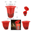 Reusable Cups Brewers Refillable Single Cup Coffee Filters Stainless Steel