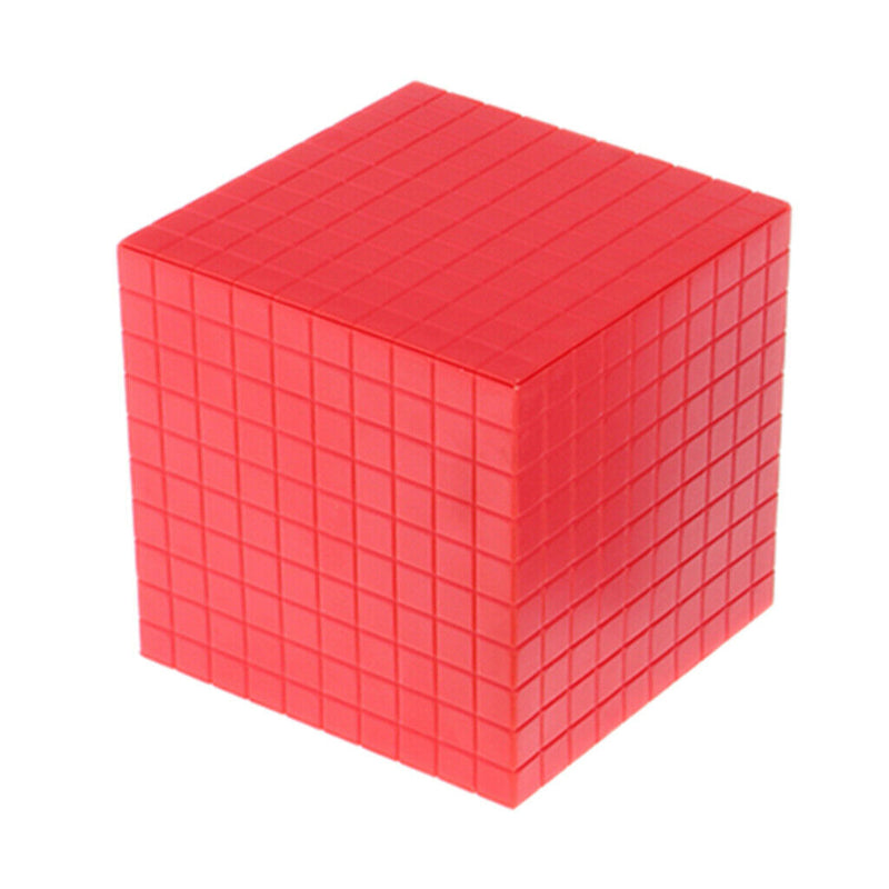 Montessori Decimal Cube Early Learning Educational Toys for Children