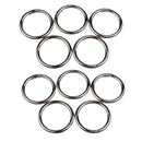 10XCIRCULAR O RING ROUND CARABINER SNAP CLIP SPRING KEYRING BUCKLE 49MM DIAMATER