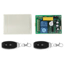 2Pcs AC 220V RF 433Mhz Wireless Remote Controls Switch 2CH Relay Receiver Module
