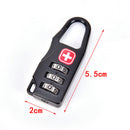 1pc Camping Equipment Outdoor Multi Tool Luggage Password Lock Padlo%!