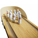 Wooden Mini Bowling Family Interactive Toys Set Entertainment Finger Board Game