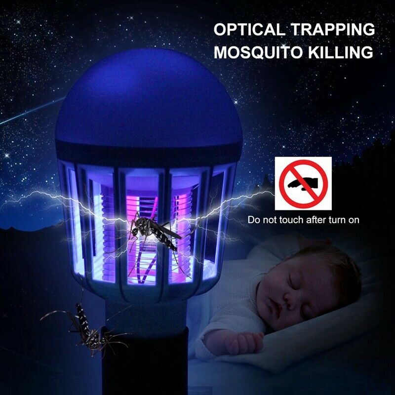 220V E27 Led Mosquito Killer Lamp 9W Led Ball Light Anti Repellent Fly Bug