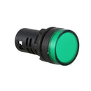 2 Pcs AC220V Green LED Power Indicator Pilot Signal Light Lamp 22mm Dia