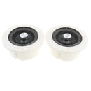 Premium Set of 2 In-Ceiling Round Broadcast Round Speakers for Indoor Use