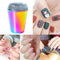 Transparent Silicone Nail Stamper Shining Holographic Head Nail Stamping Plate