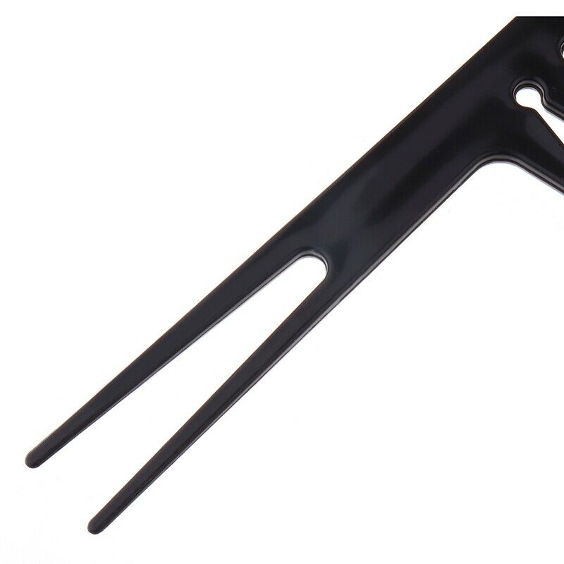 10Pcs Professional Wide Tooth Plastic Hair Brush Comb Anti-Static Wet Hair  J6W2