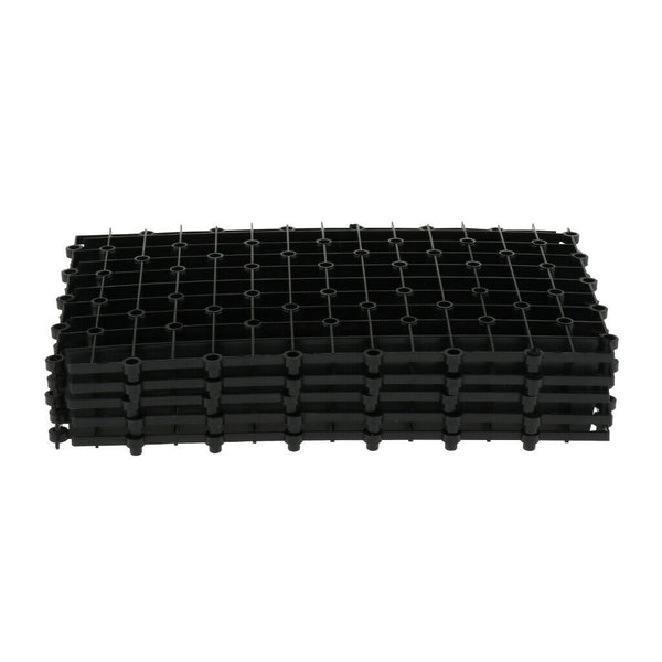 5 Pcs Aquarium Bottom Isolation Board - Fish Tank Undergravel Filter Plate Black