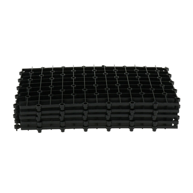 5 Pcs Aquarium Bottom Isolation Board - Fish Tank Undergravel Filter Plate Black