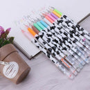 Wholesale 12pcs/lot Colorful Milky Cow Gel Pen Cute Pens Student Kids Best Gifts