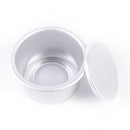 Aluminum Alloy Round Mini Cake Pan Removable Bottom Pudding Mol Cy