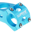 Durable 31.8mm Hollowed Short Handlebar Short Bar Aluminium Bike Stems Blue