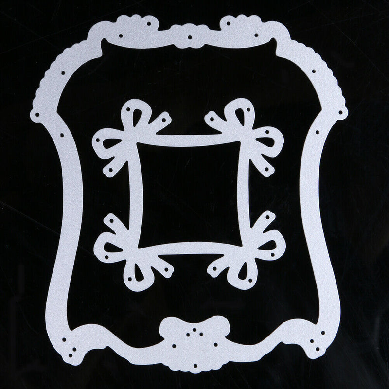 1 Set Bowknot Lace Pattern Emboss Cutting Dies Stencil for Scrapbooking DIY