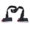 Adjustable Ski Pole Shoulder Hand Carrier Lash Handle Straps Porter Hook Loop OZ