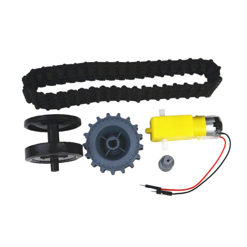 DIY Tank Accessories Set of 40 Section Tank Track Conveyor and Drive Wheels -