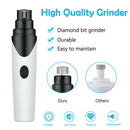 Electric Dog Pet Nail Grinder Cat Nail Claw Paw Toe Clipper Trimmer Grooming Kit