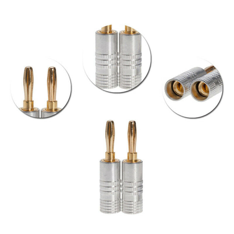 Screw Banana plug Speaker Wire Jack Connector Pa YSZ