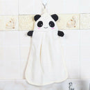 1PC Children Nursery Hand Towel Soft Plush Cartoon Animal Hanging Bathing To- OZ