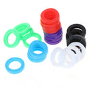24XBright Colors Hollow Silicone Key Cap Covers Topper Keyring With Bly Brai FT