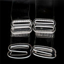 Best 2 Pairs Adjustable Invisible Transparent Clear Bra Shoulder Strap For.X9LJ