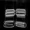 Best 2 Pairs Adjustable Invisible Transparent Clear Bra Shoulder Strap For.X9LJ