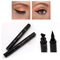 2 In 1 Liquid Eyeliner Stamp Winged Seal Makeup Black Liquid Eye Liner Pencil