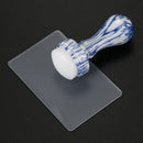 New Diy Nail Art Stamping Stamper Scraper Image Plate Transfer Manicure Too V7I2
