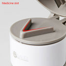 New 4 In 1 Portable Pill Case Medicine Splitter Grinder Pill Cutter StorageS Ew