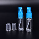 2Pcs 20ML Mini Small Empty Plastic Perfume Transparent Atomizer Spray Bottles MO