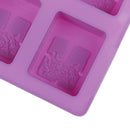 4-Cavity Tree Silicone Mold Cake Soap Mould Cookie Chocolate Mold DIY Bak 3C