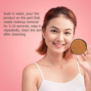Washable Reusable Make Up Remover Wipe Pad Face Cleansing Puff (Brown)