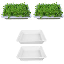 2x Seedling Starter Trays, Plant Germination Trays, without Drain Holes,