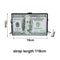 Dollar Pattern Clutch Crossbody Bag For Women Single Shoulder PVC Chain Purse
